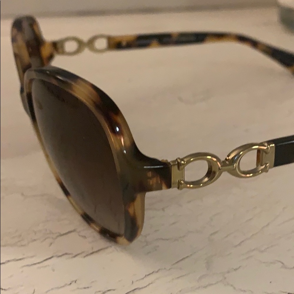 Coach tortoise sunglasses